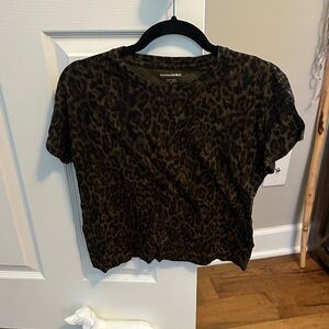 Banana Republic Leopard Print cozy slub - Brown